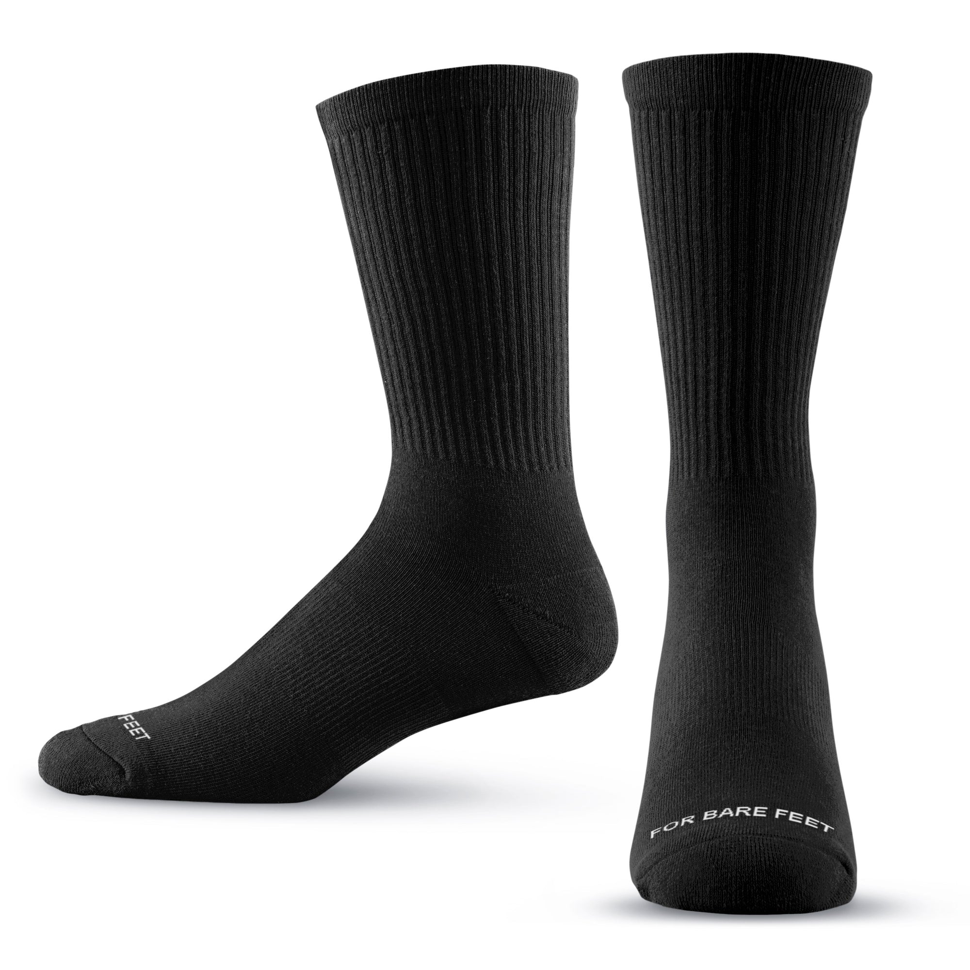 Premium Crew Socks 3 Pack Black/Grey/Charcoal