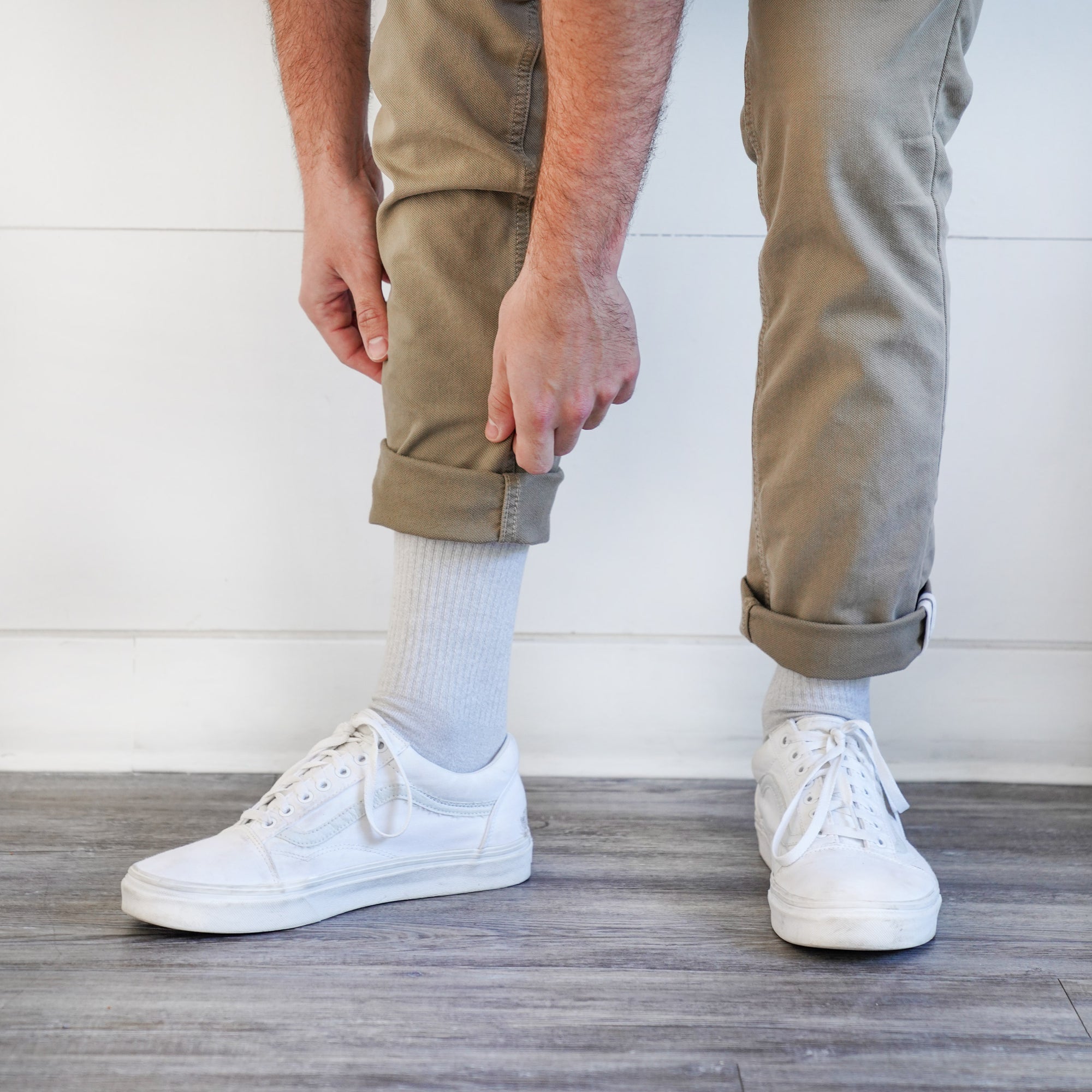 Premium Crew Socks 3 Pack Grey