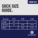 Premium Crew Socks 3 Pack Grey