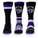 Colorado Rockies Team Batch (3 Pack) Socks
