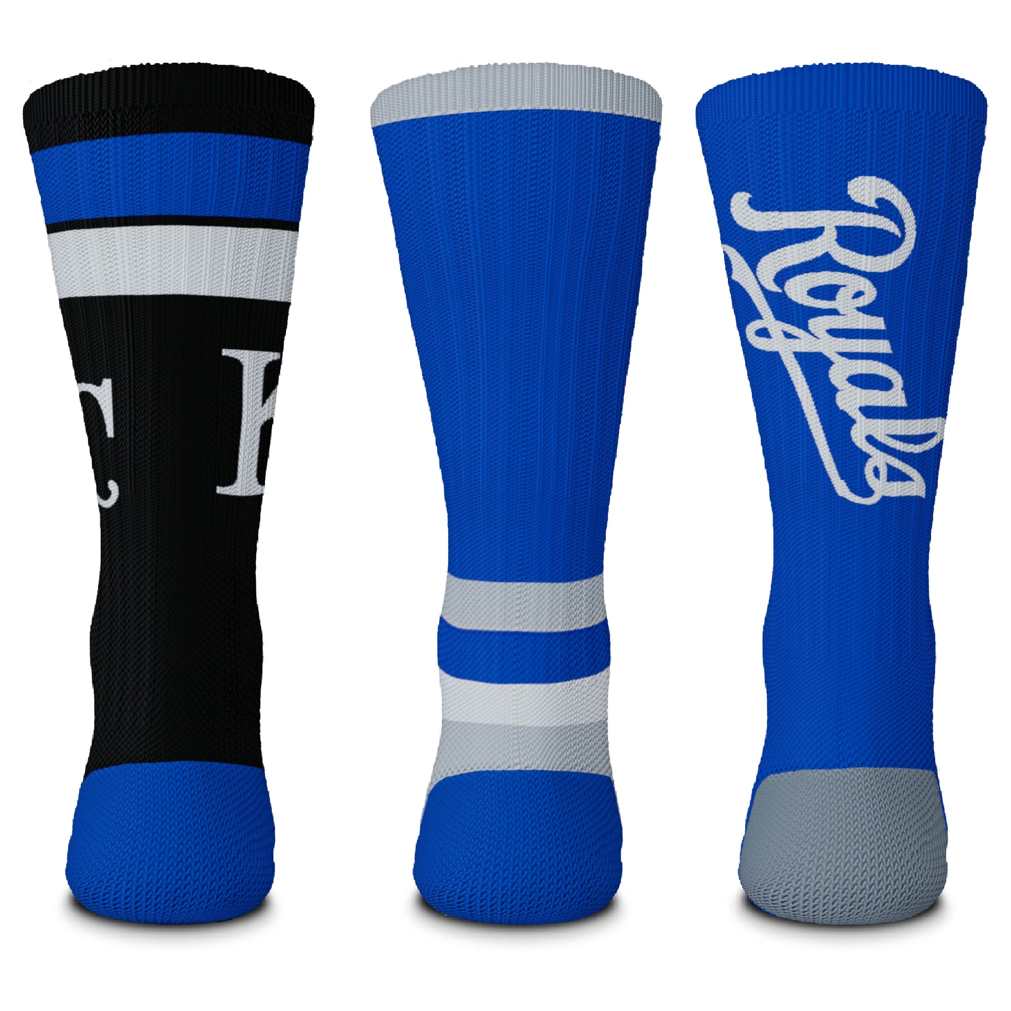 Kansas City Royals - Team Batch (3 Pack) Socks