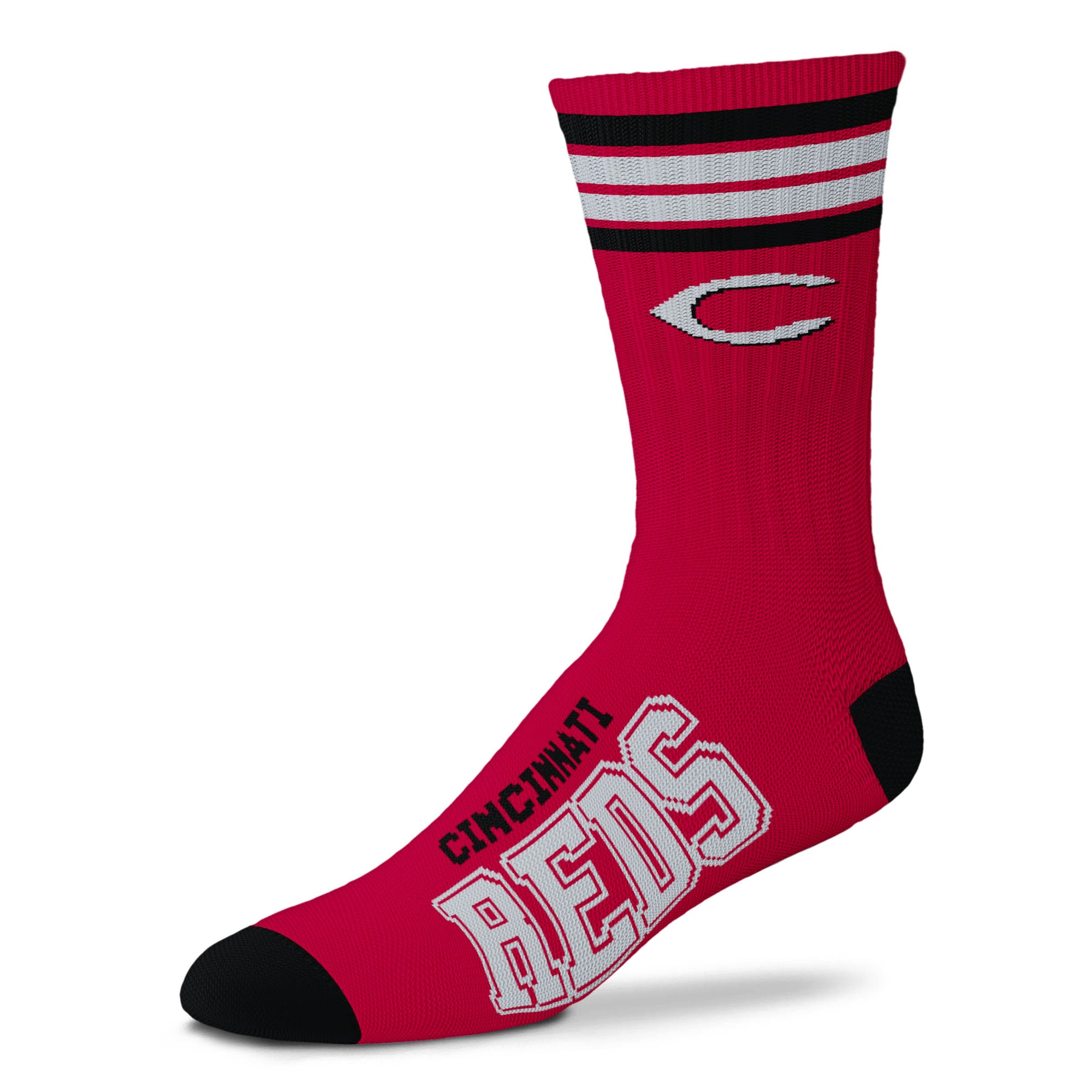 Cincinnati Reds - 4 Stripe Deuce Socks