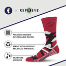 Arkansas Razorbacks Breakout Premium Crew Socks