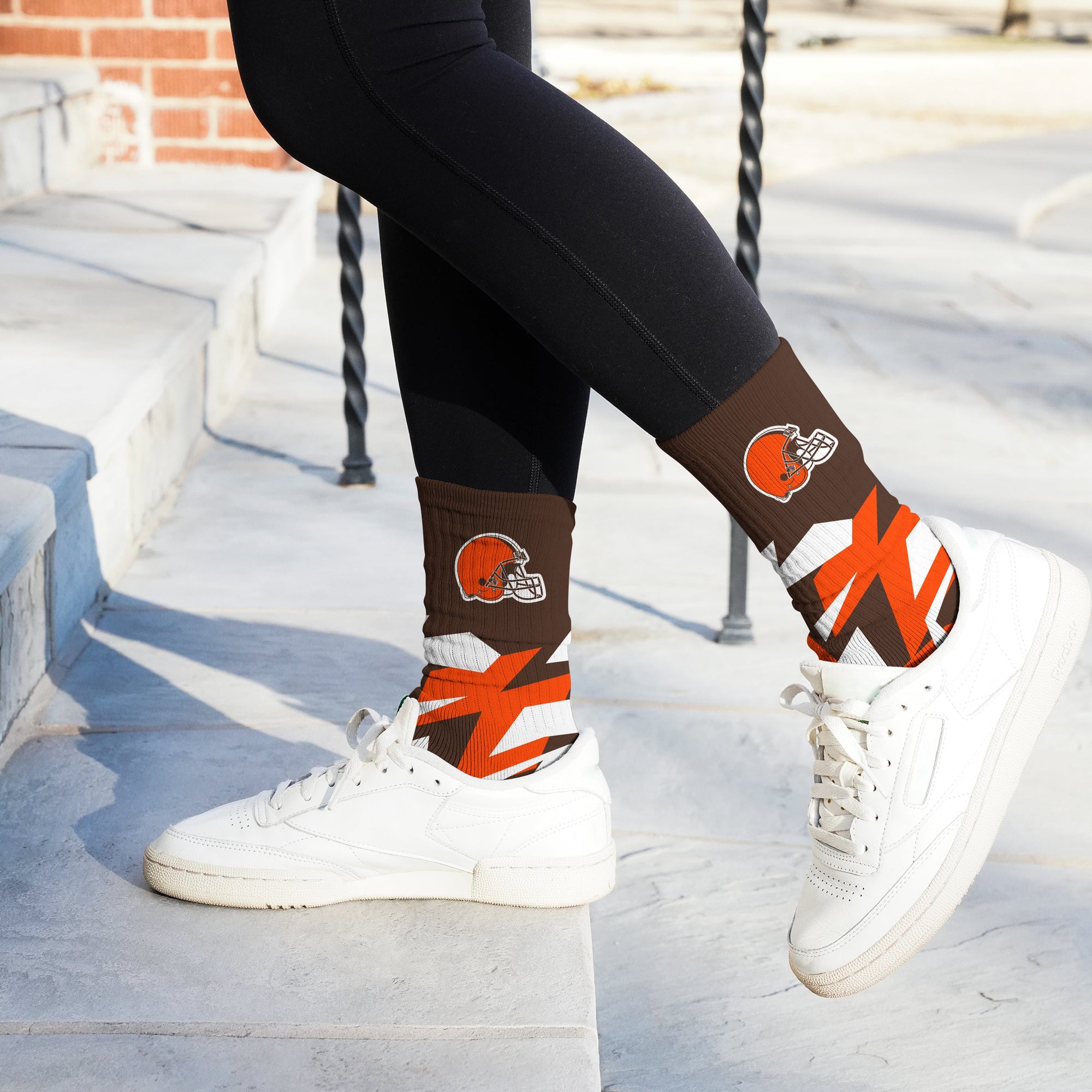 Cleveland Browns Breakout Premium Crew Socks