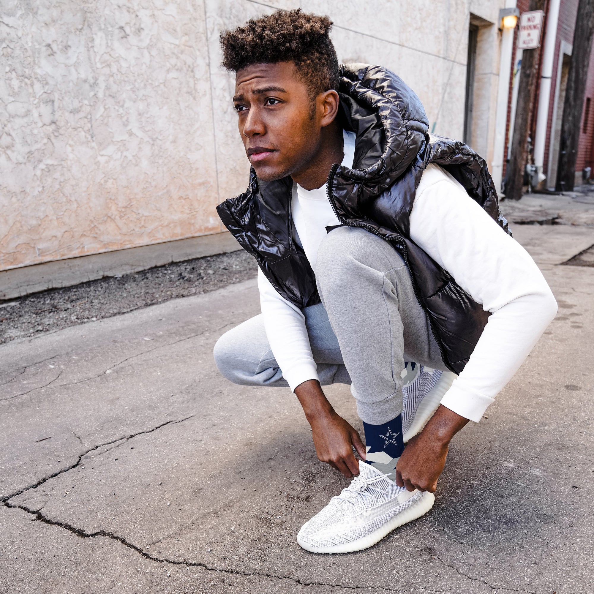 Dallas Cowboys Breakout Premium Crew Socks