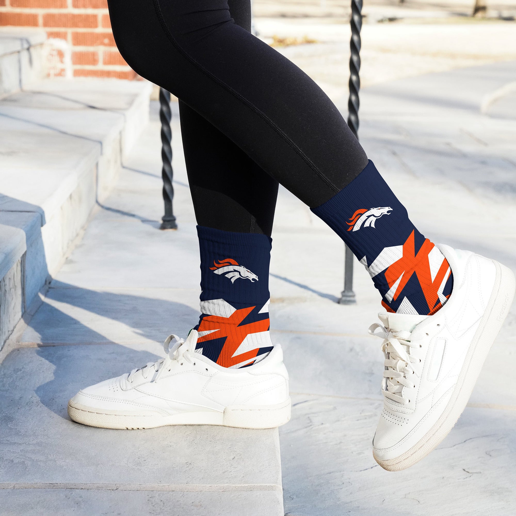 Denver Broncos Breakout Premium Crew Socks