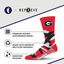 Georgia Bulldogs Breakout Premium Crew Socks