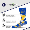 Golden State Warriors Breakout Premium Crew Socks