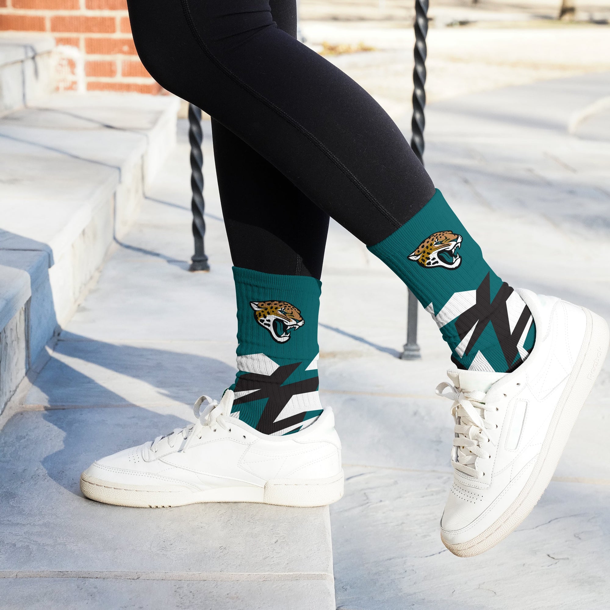Jacksonville Jaguars Breakout Premium Crew Socks