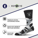 Las Vegas Raiders Breakout Premium Crew Socks