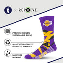 Los Angeles Lakers Breakout Premium Crew Socks