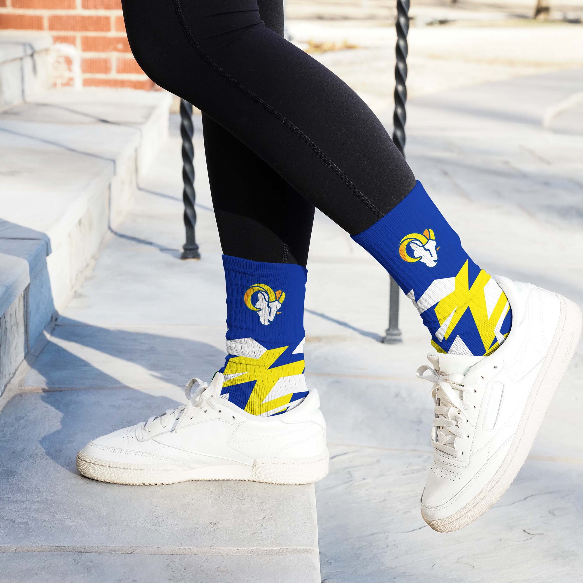 Los Angeles Rams Breakout Premium Crew Socks