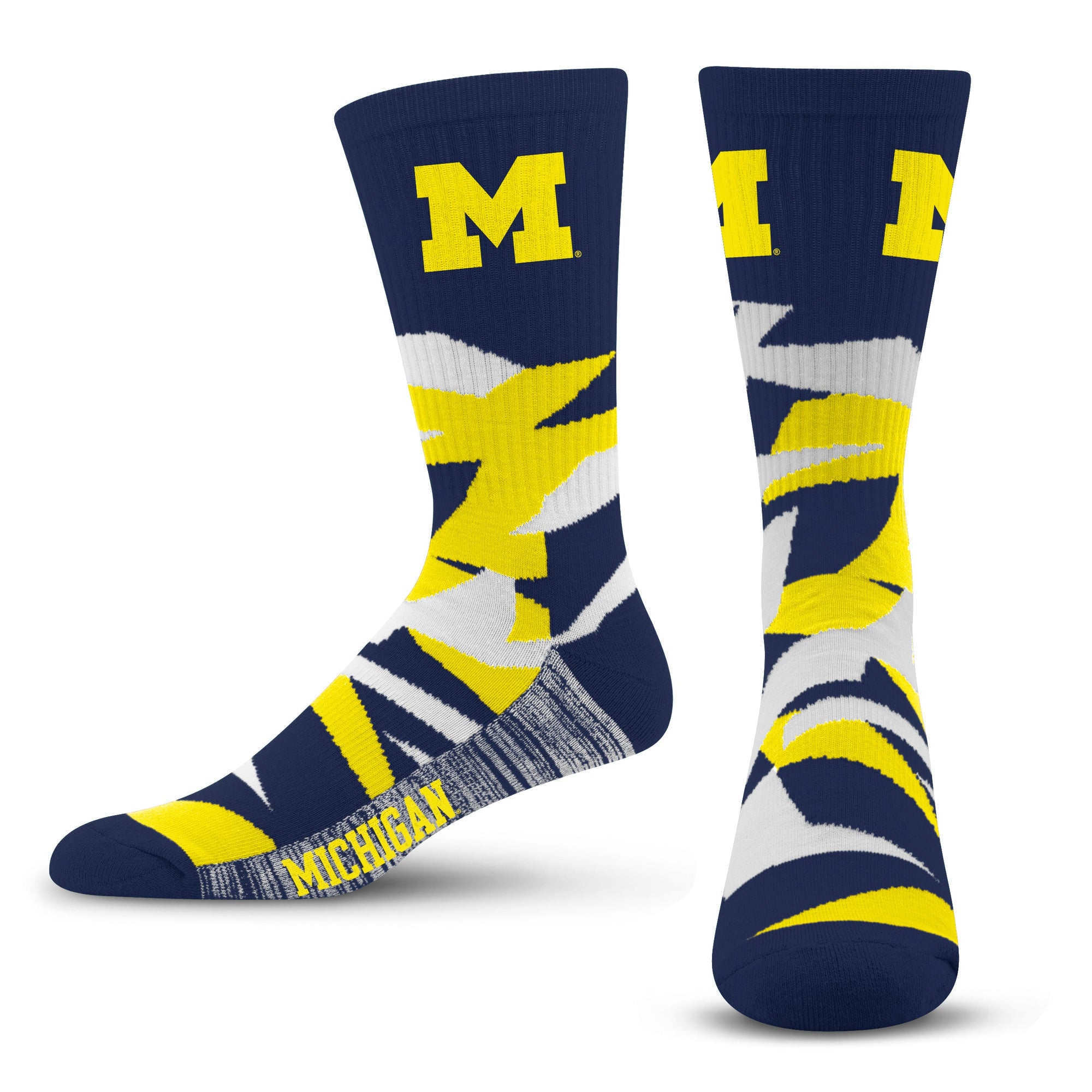 Michigan Wolverines Breakout Premium Crew Socks
