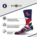 Mississippi Rebels Breakout Premium Crew Socks