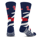Mississippi Rebels Breakout Premium Crew Socks