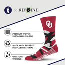 Oklahoma Sooners Breakout Premium Crew Socks