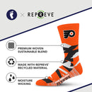 Philadelphia Flyers Breakout Premium Crew Socks