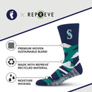 Seattle Mariners Breakout Premium Crew Socks