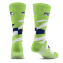 Seattle Seahawks Breakout Premium Crew Socks