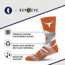 Texas Longhorns Breakout Premium Crew Socks