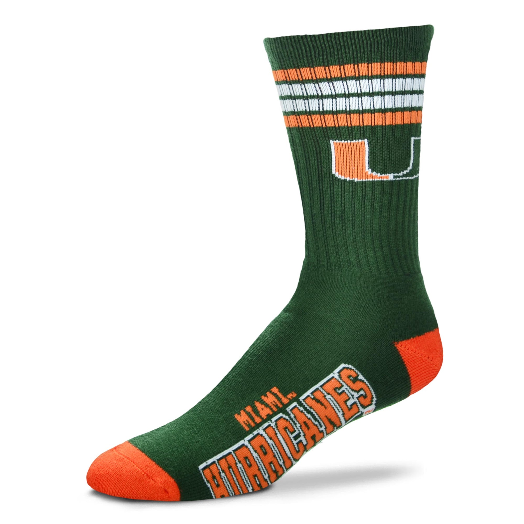 Miami Hurricanes 4 Stripe Deuce