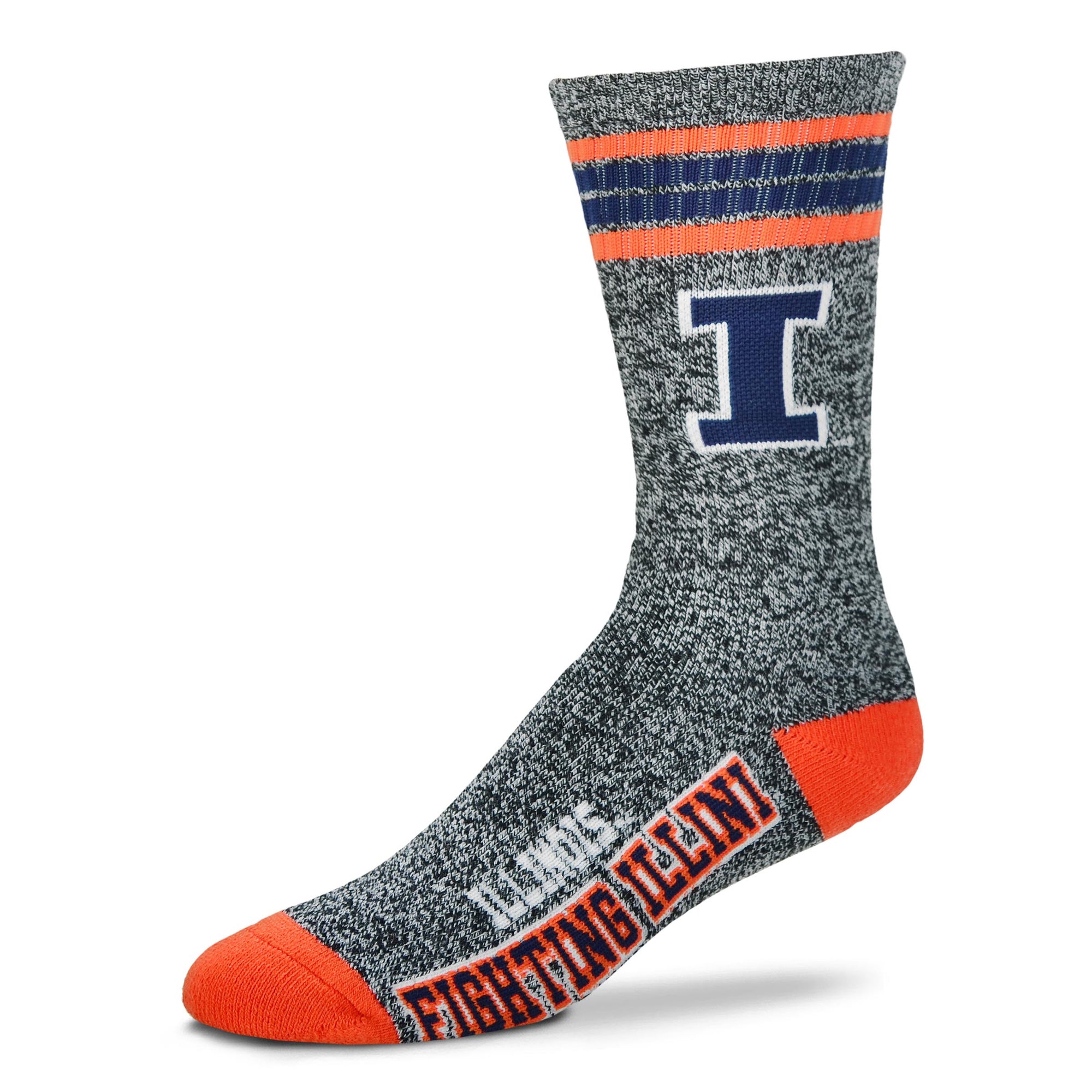Illinois Fighting Illini - Marbled 4 Stripe Deuce