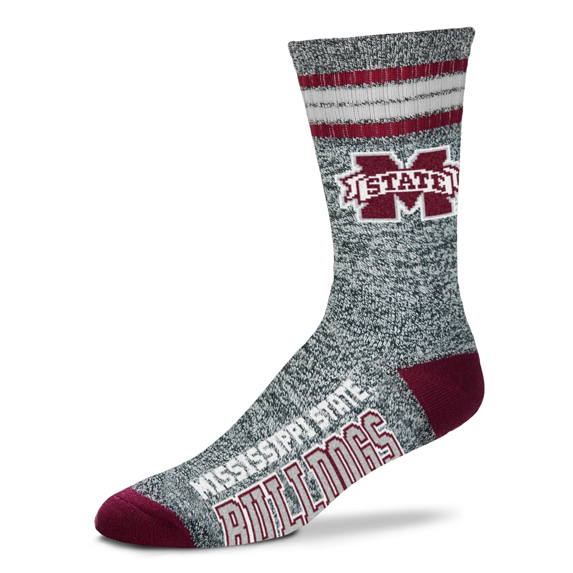 Mississippi State Bulldogs - Marbled 4 Stripe Deuce