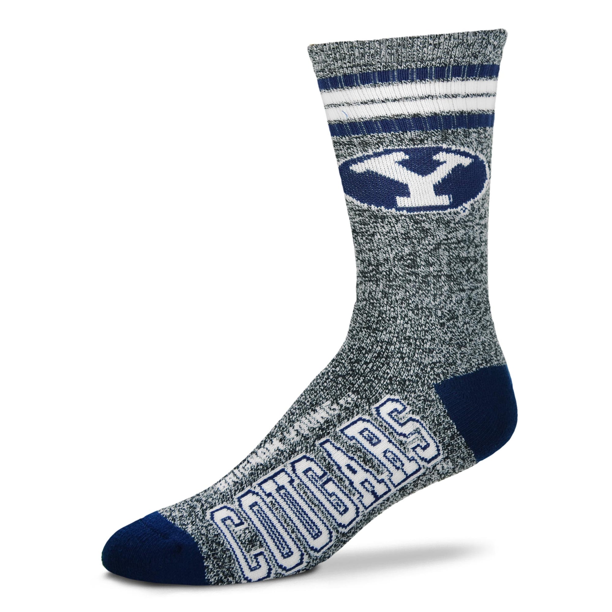 Brigham Young Cougars - Marbled 4 Stripe Deuce
