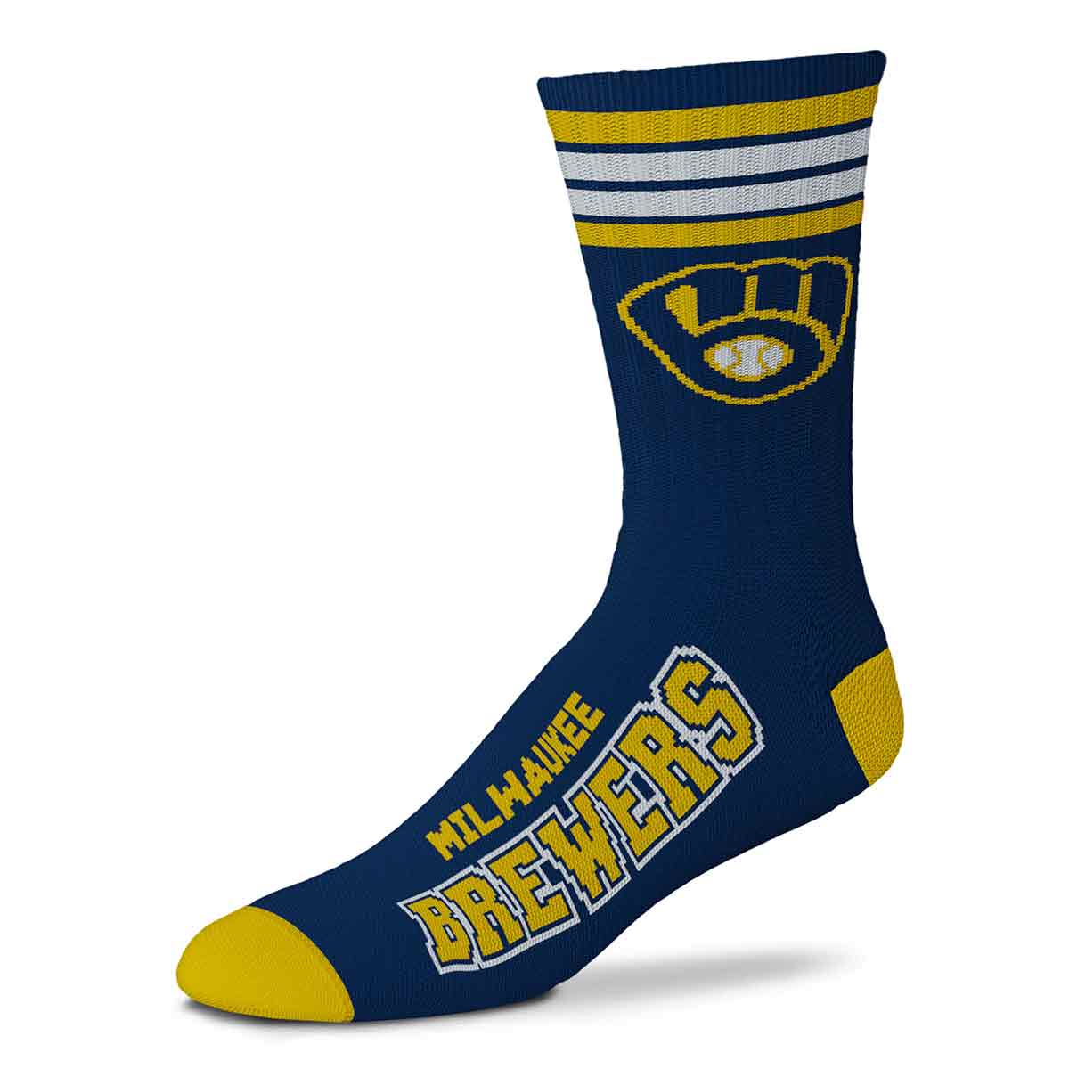 Milwaukee Brewers - 4 Stripe Deuce Socks