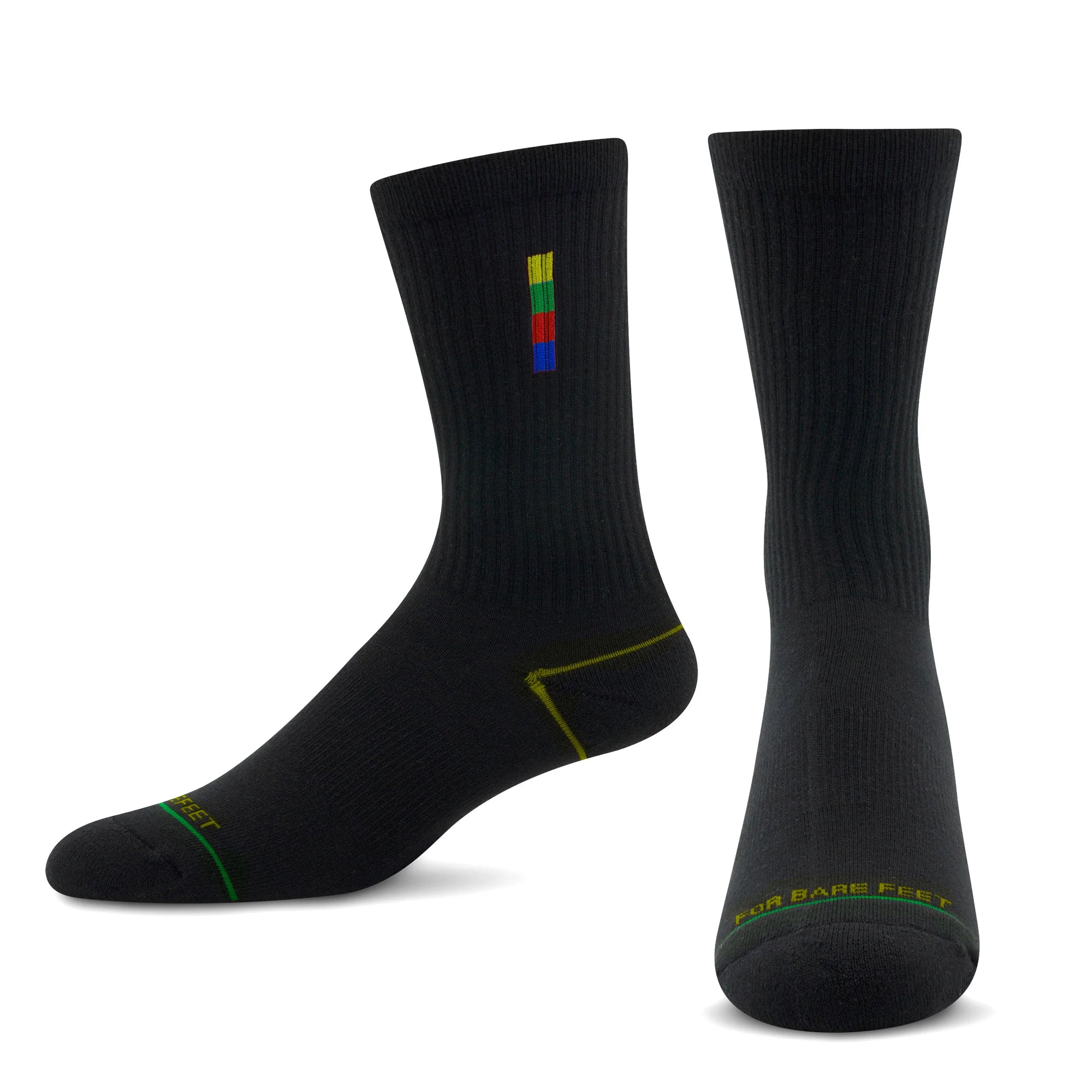 Premium Crew Socks Dashed Clock