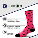 Premium Crew Socks Dottie Pink