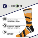 Premium Crew Socks Camo Gold