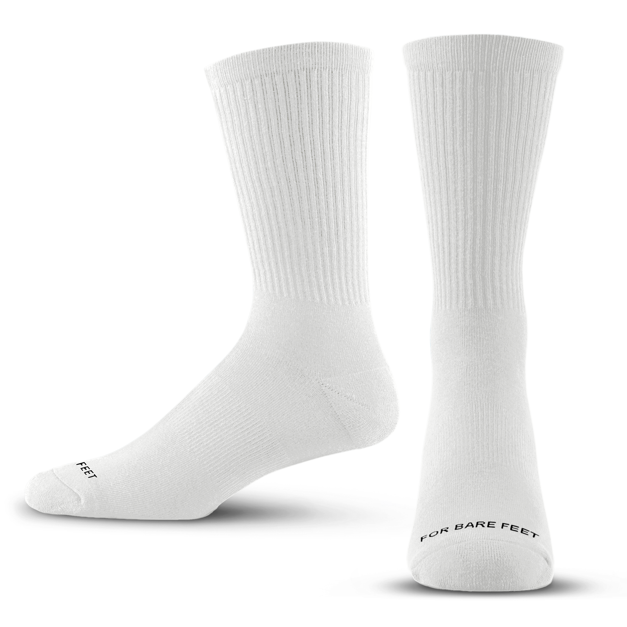 Premium Crew Socks White