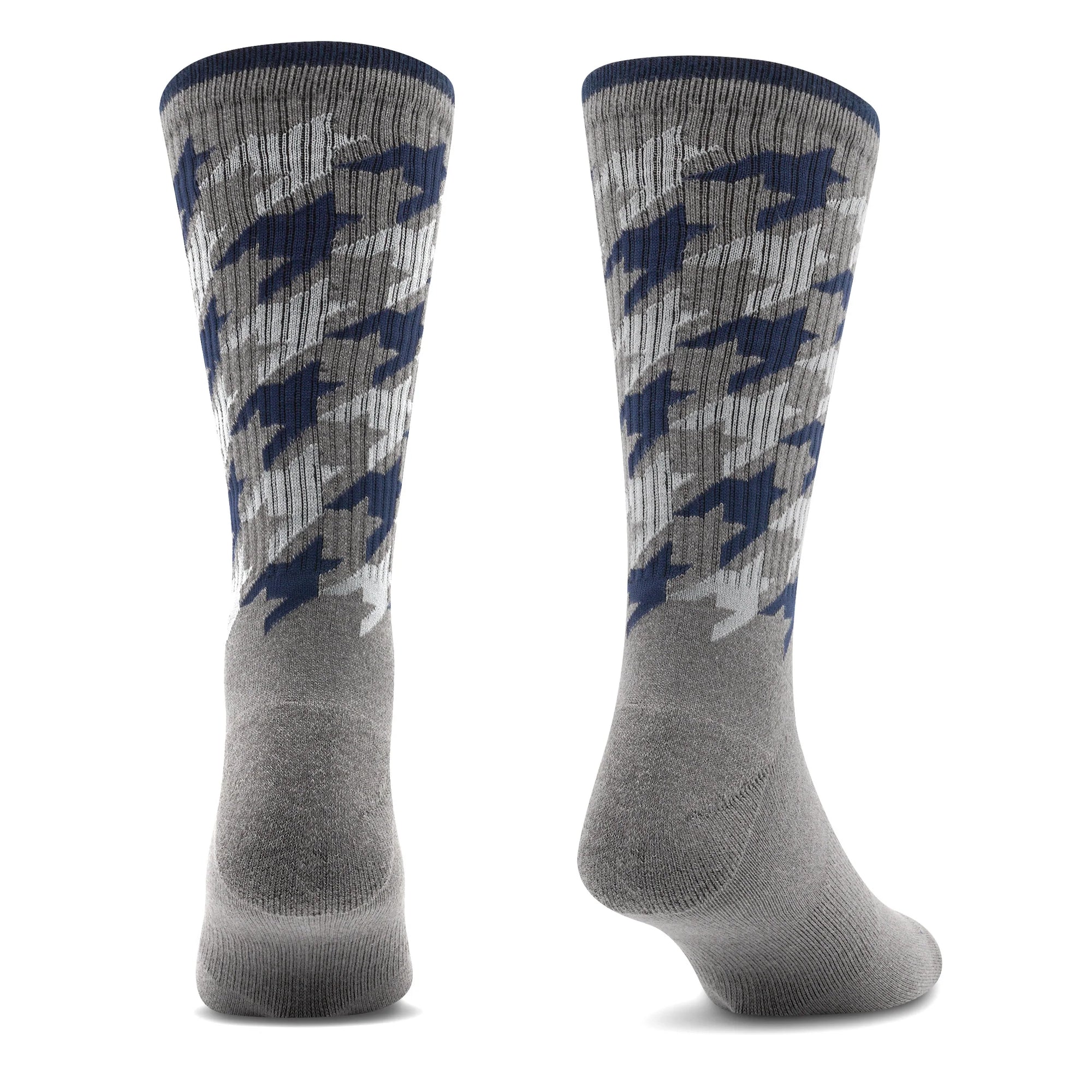 Premium Crew Socks Houndstooth Grey