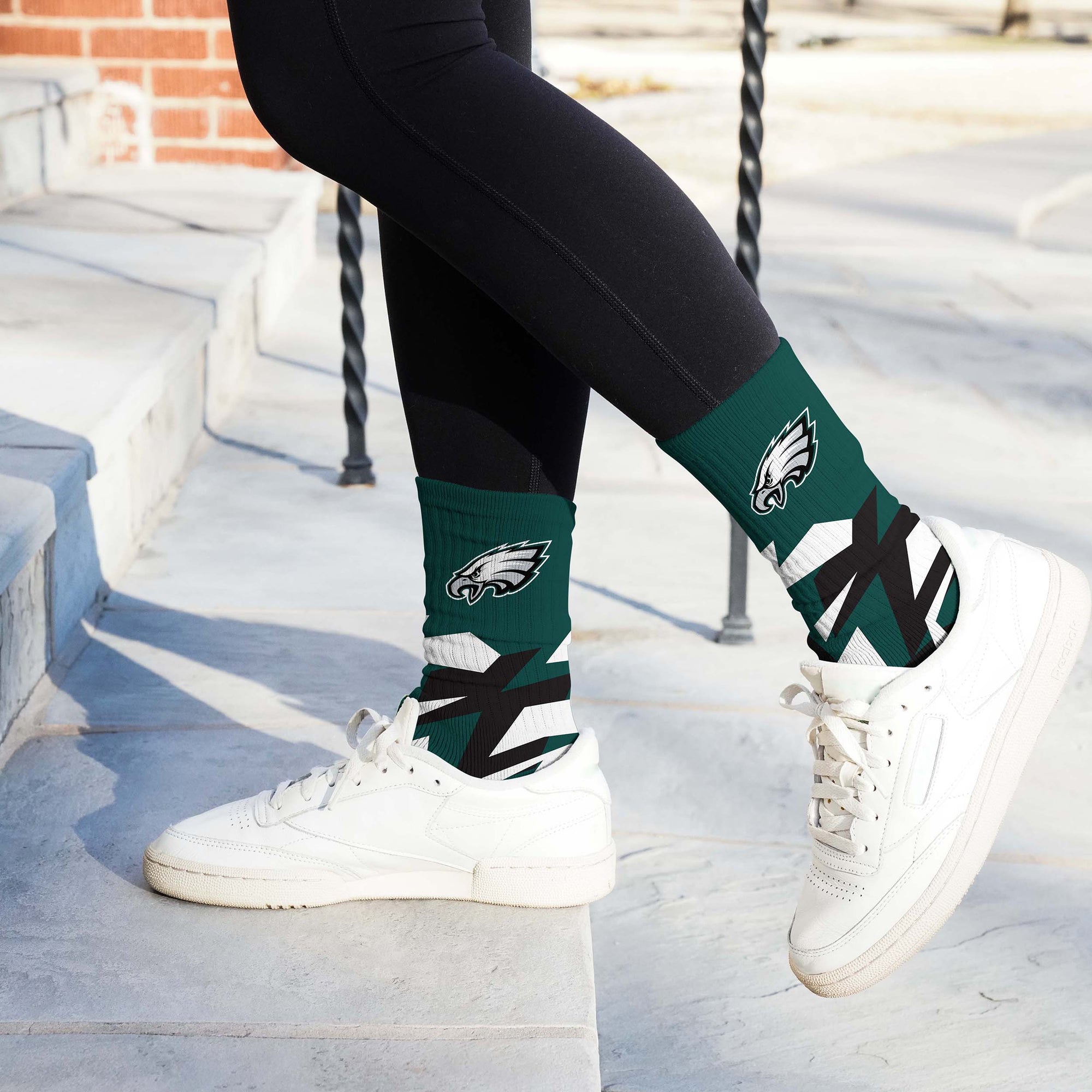 Philadelphia Eagles Breakout Premium Crew Socks