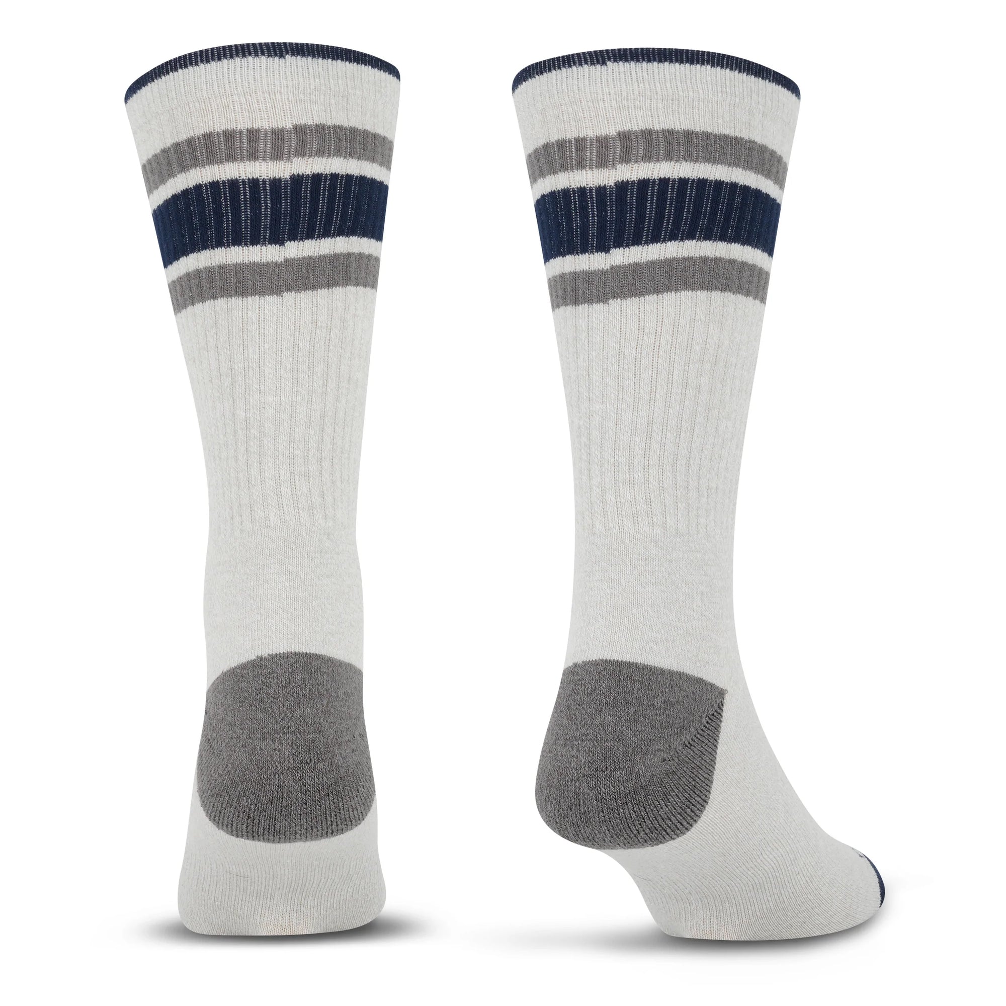 Premium Crew Socks Varsity Stripe Grey