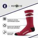 Arkansas Razorbacks Legend Premium Crew Socks