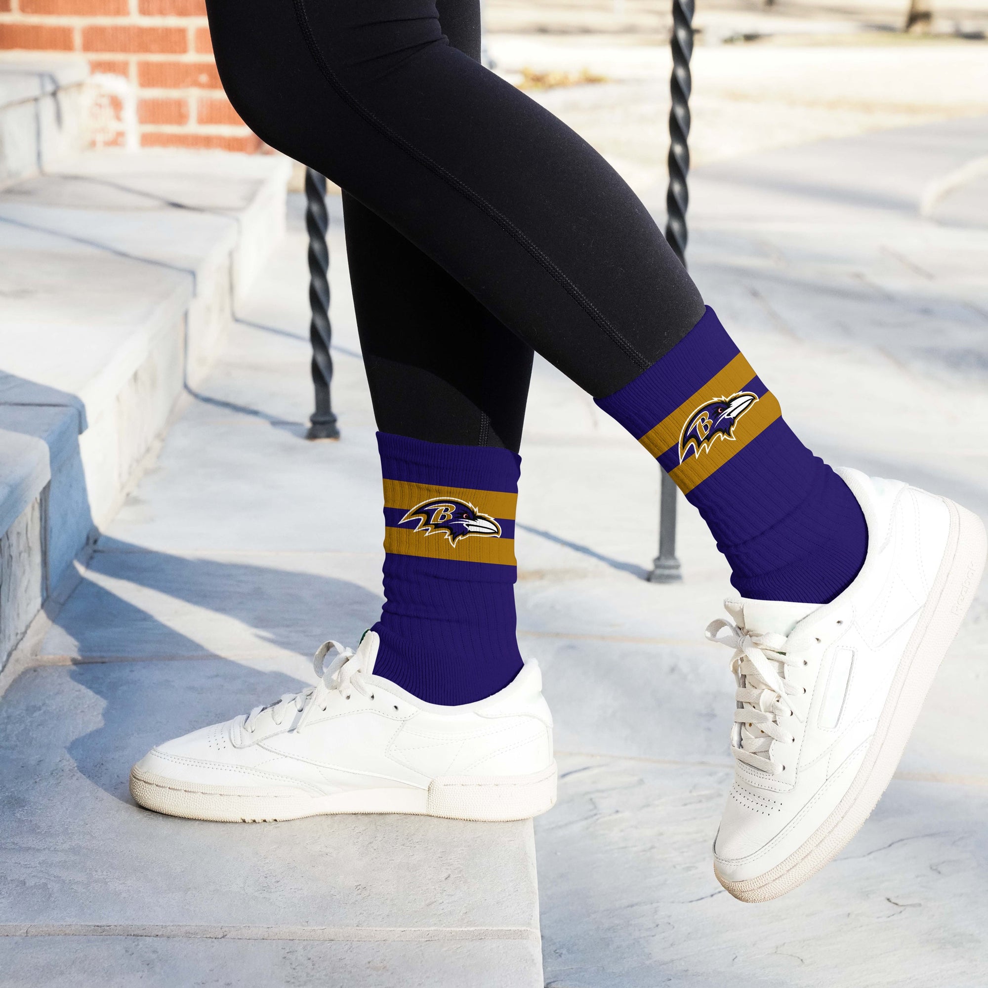 Baltimore Ravens Legend Premium Crew Socks