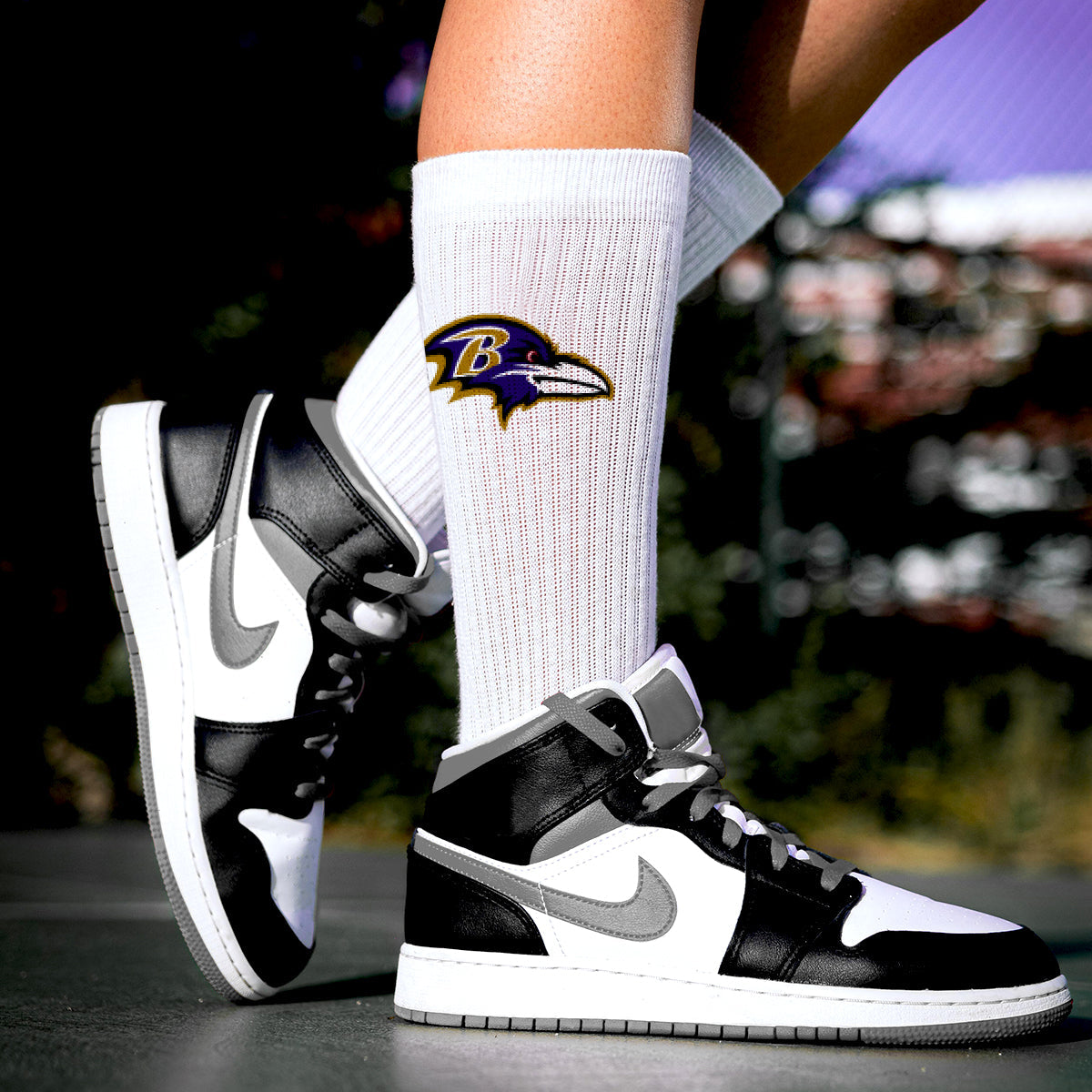 Baltimore Ravens Refresh Premium Crew Socks