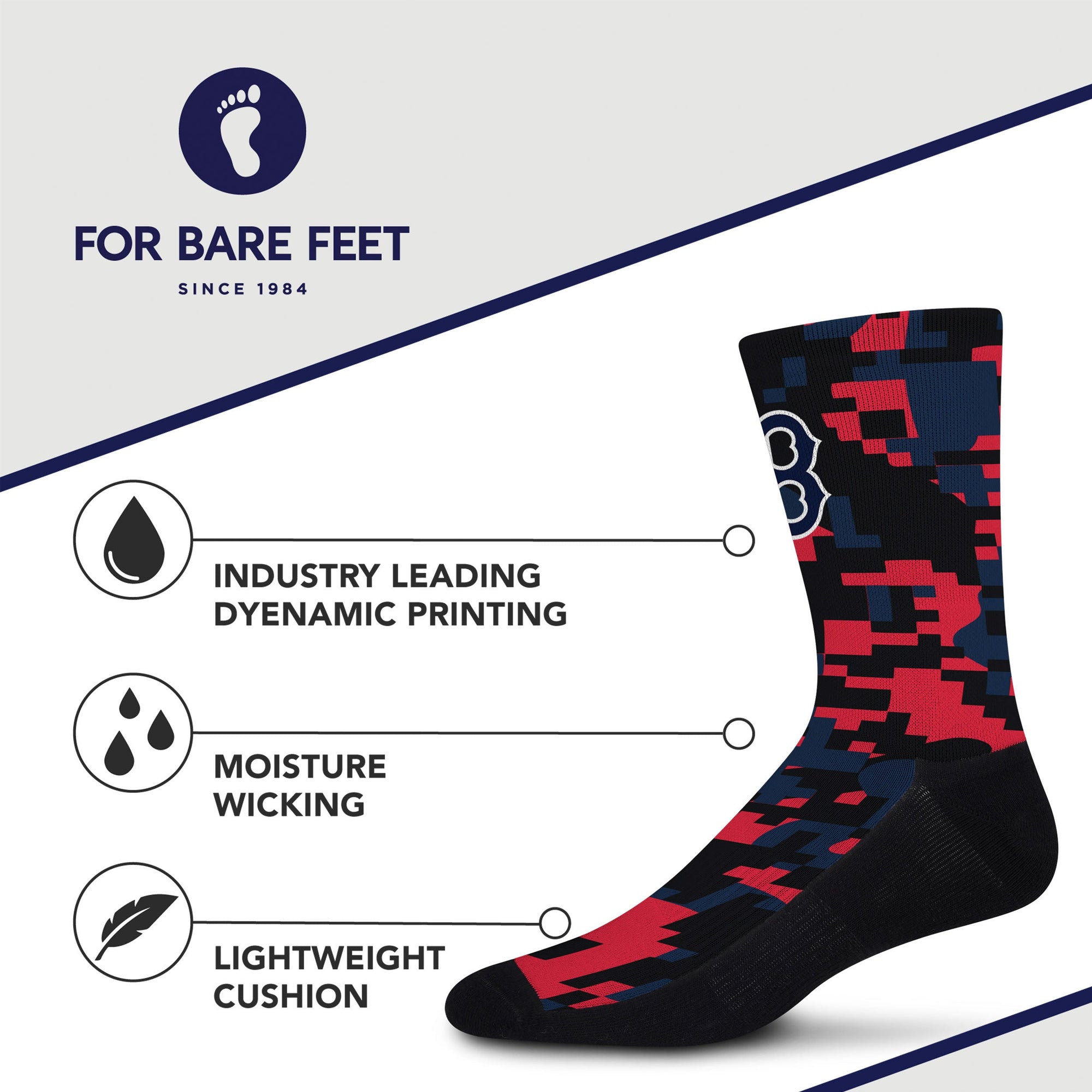 Boston Red Sox Digi Socks