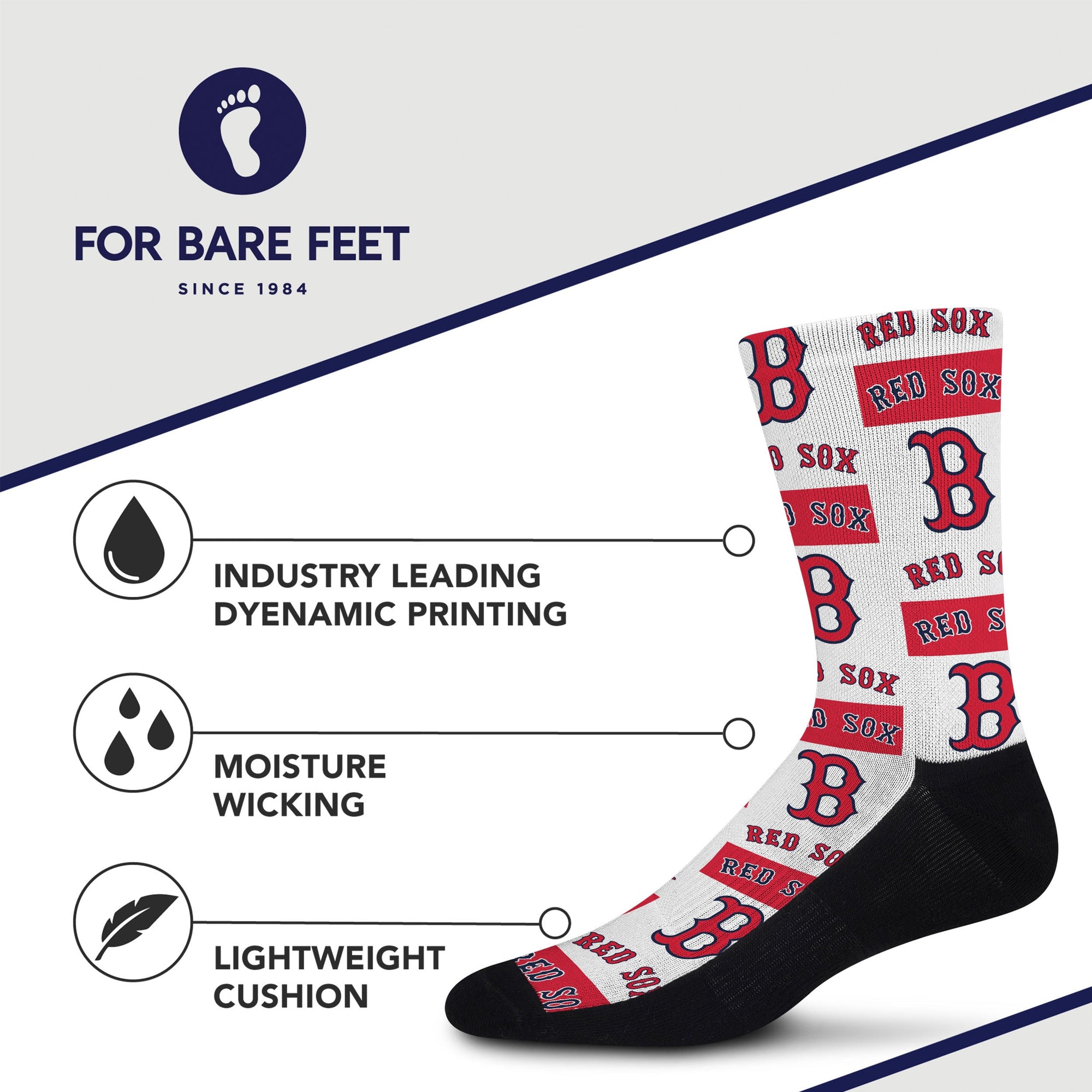 Boston Red Sox Poster Print Socks