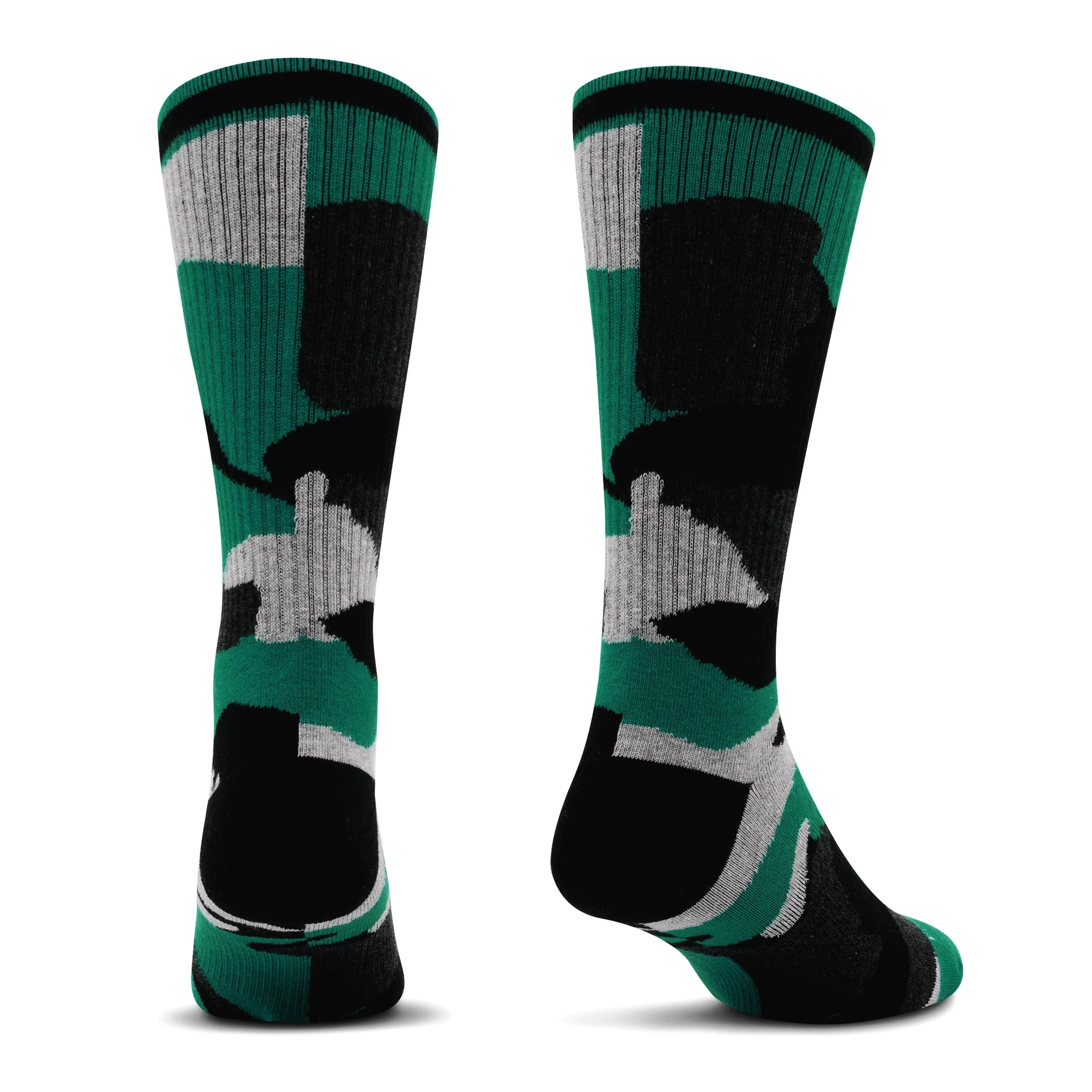 Premium Crew Socks Camo Green