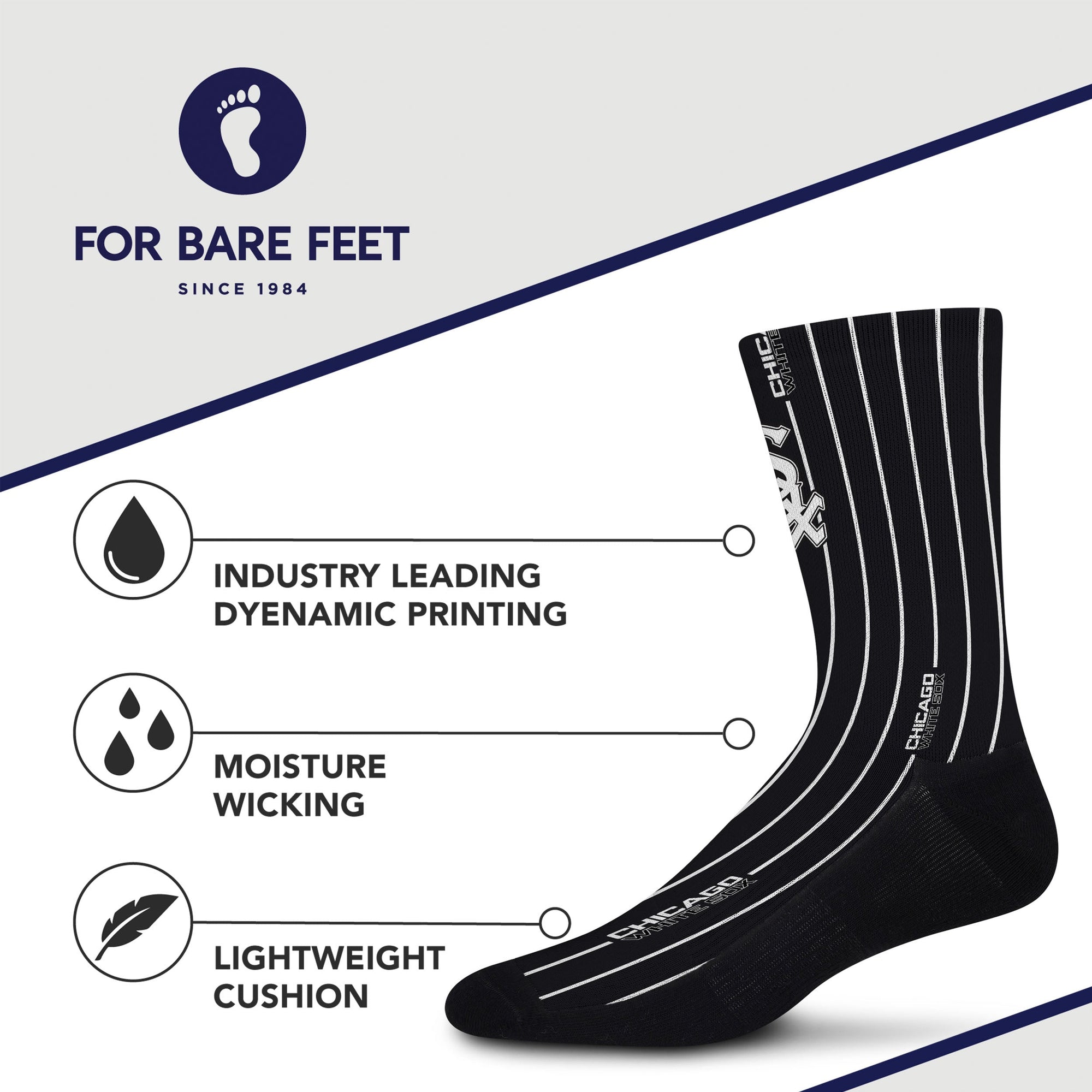 Chicago White Sox Pinstripe Socks