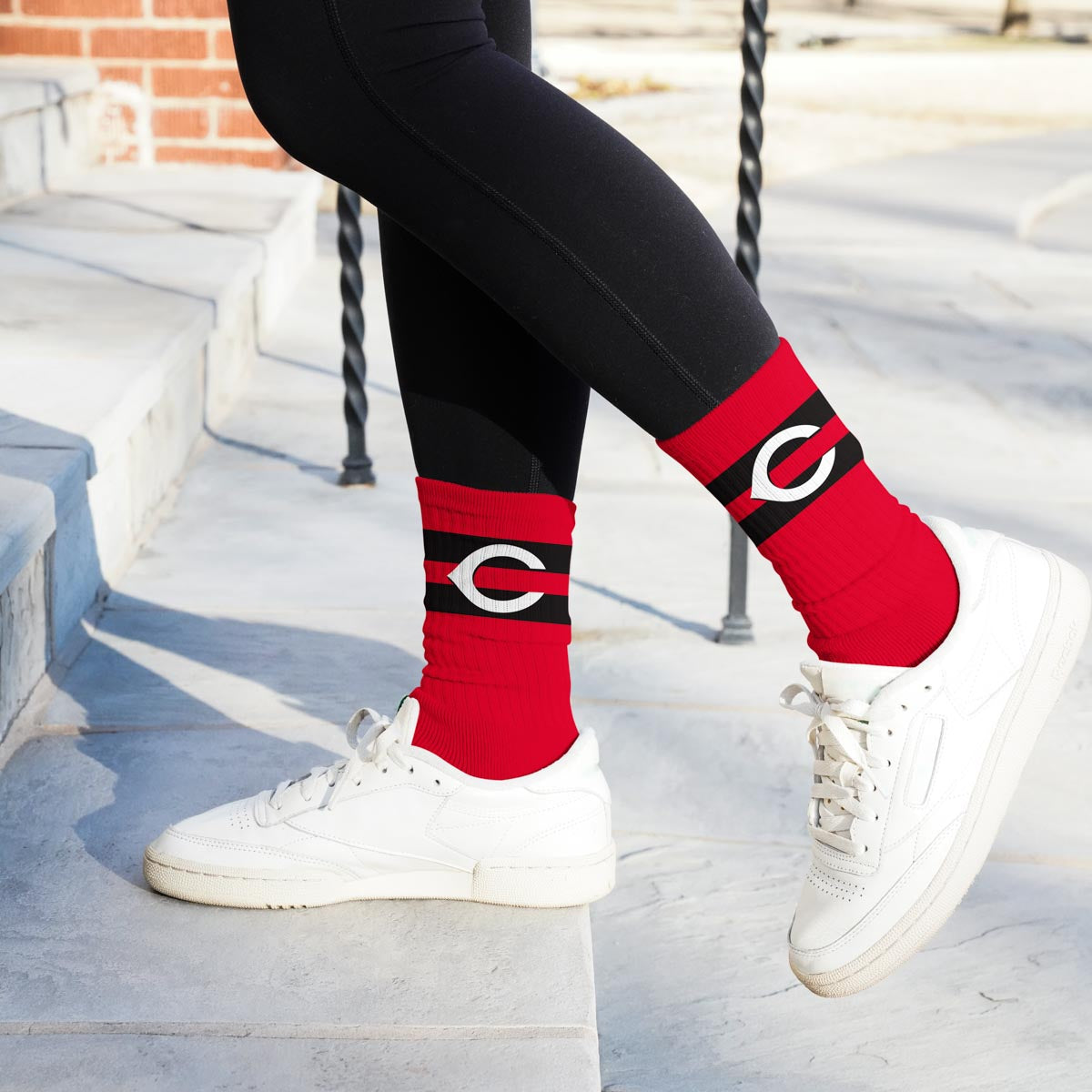 Cincinnati Reds Legend Premium Crew Socks