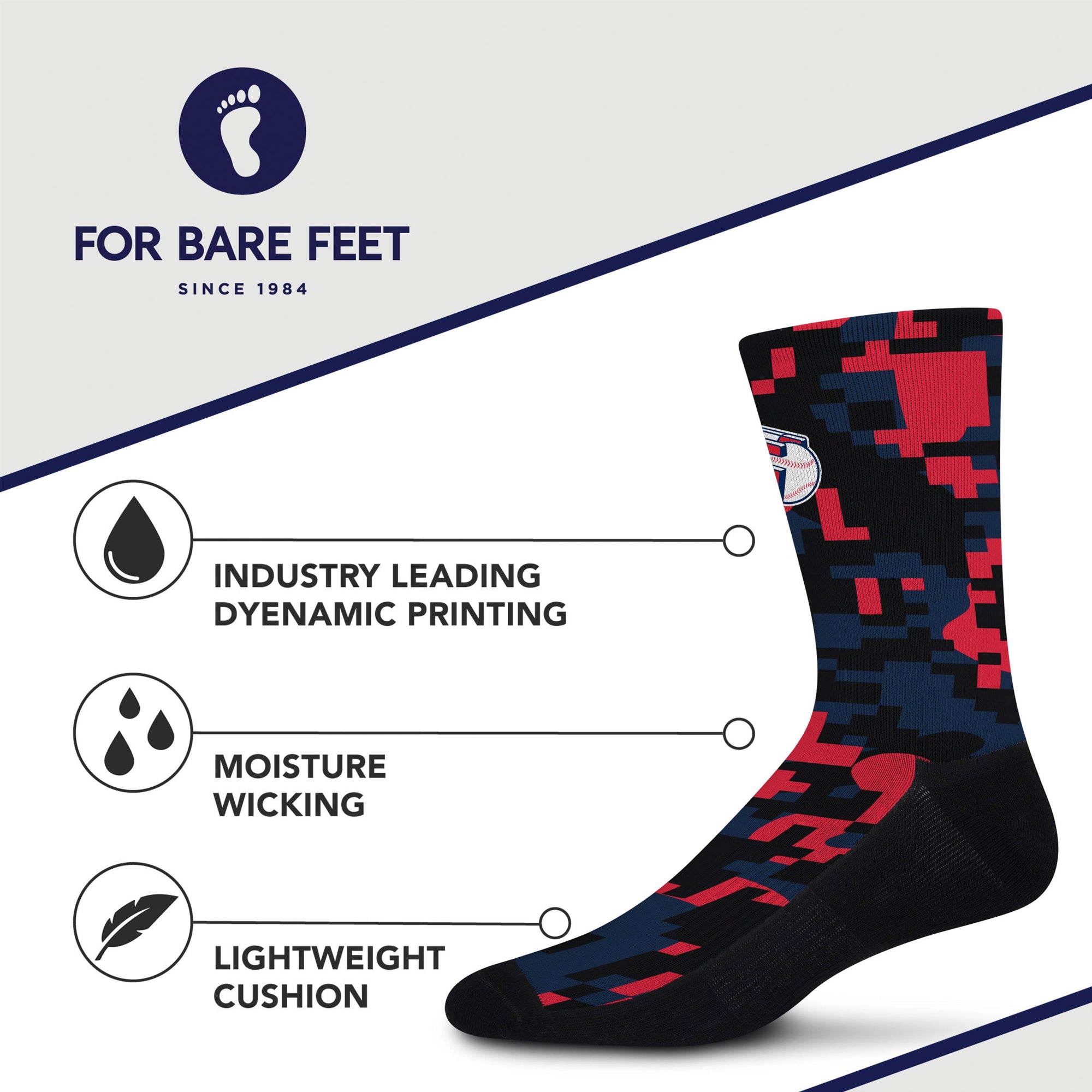 Cleveland Guardians Digi Socks