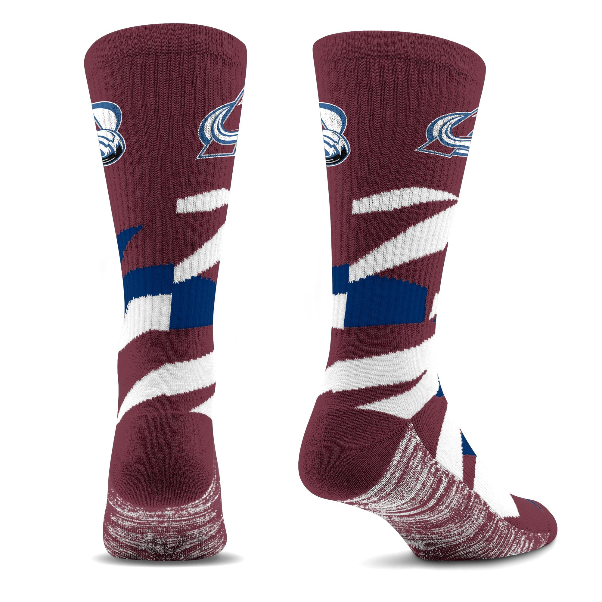 Colorado Avalanche Breakout Premium Crew Socks