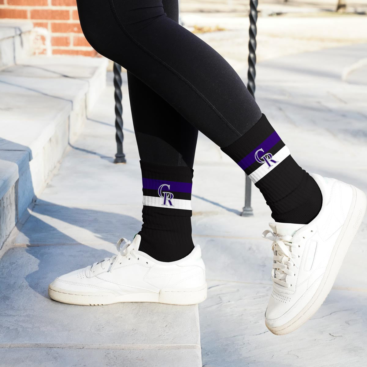Colorado Rockies Legend Premium Crew Socks