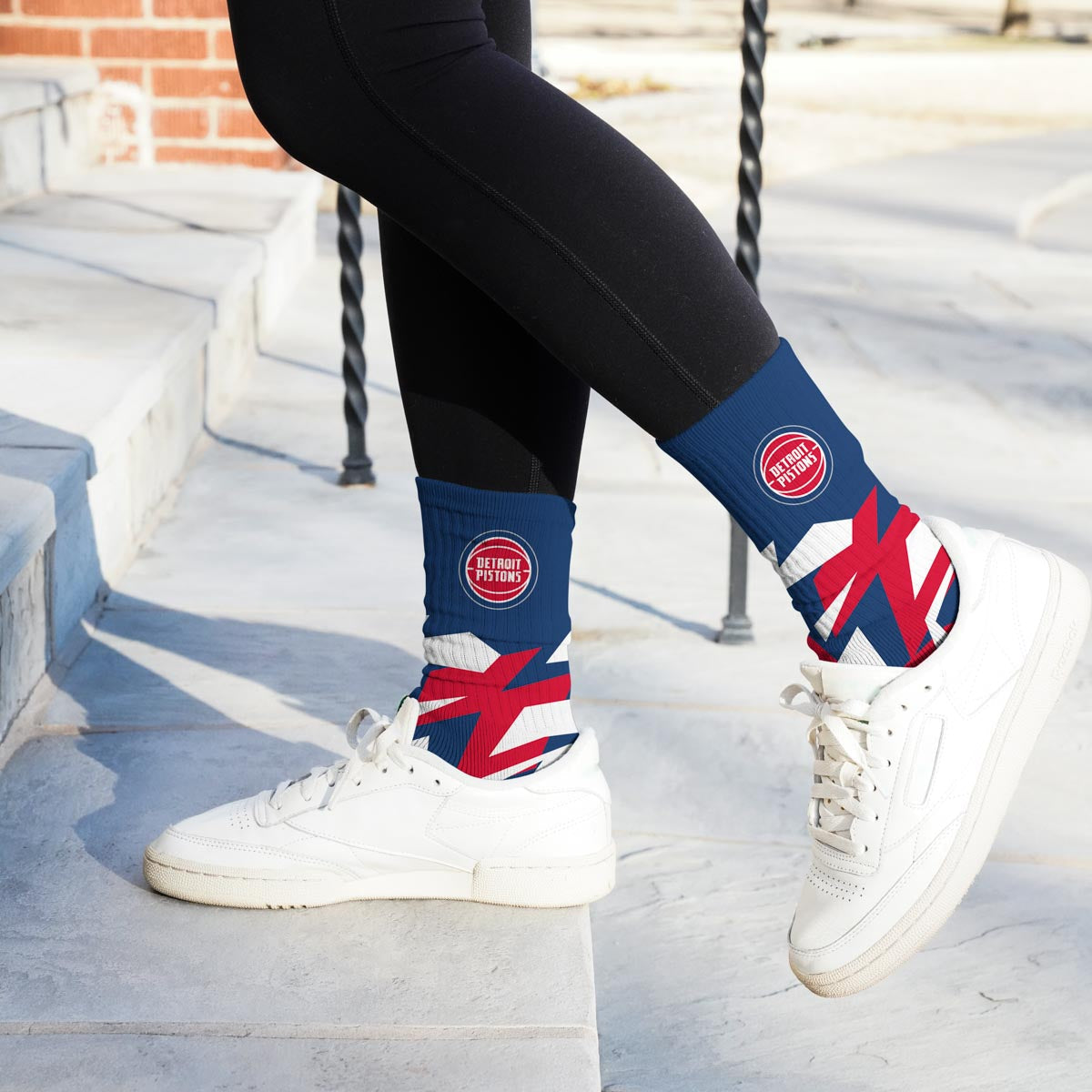 Detroit Pistons Breakout Premium Crew Socks