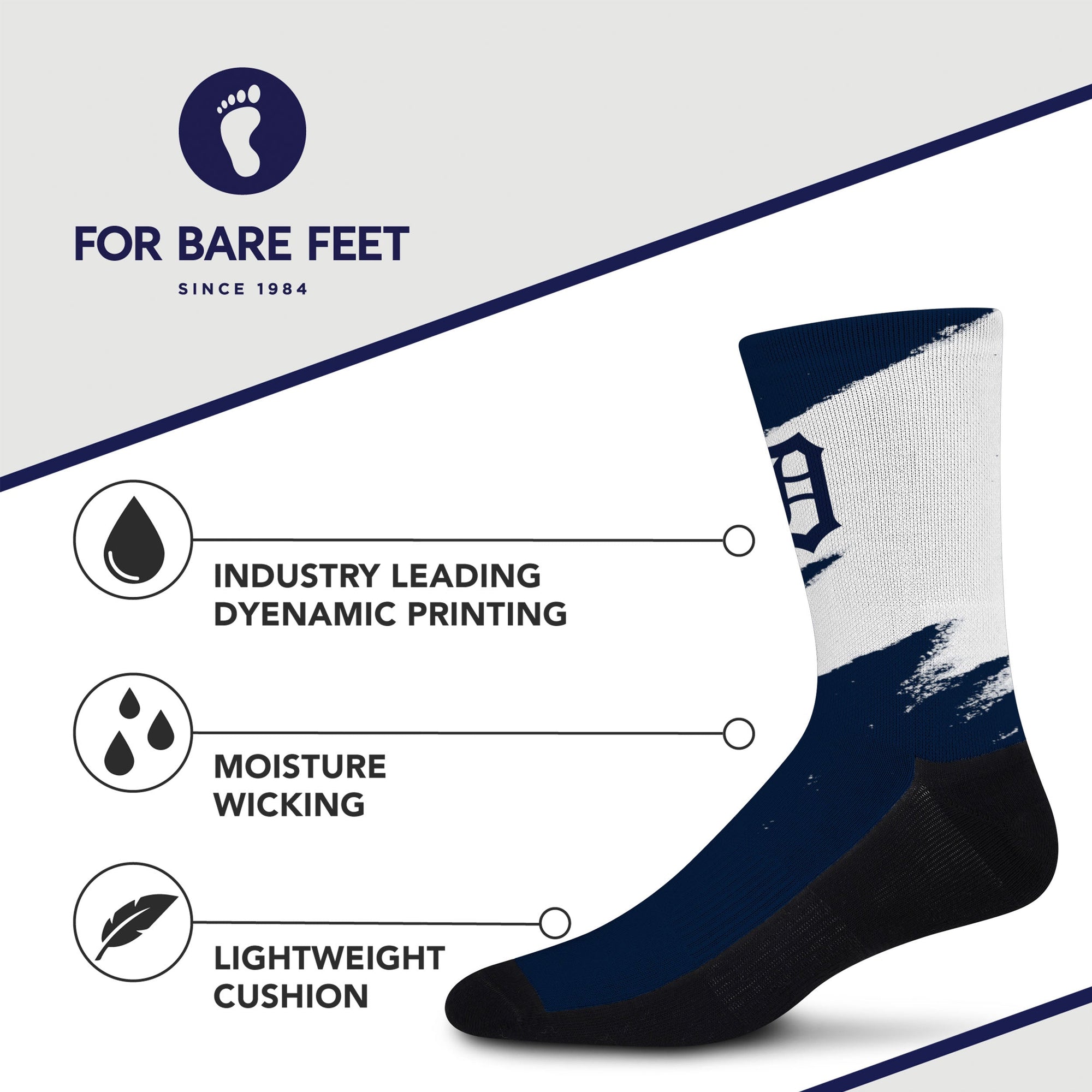 Detroit Tigers Tear It Up Socks