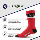 Georgia Bulldogs Legend Premium Crew Socks